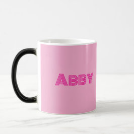 Caneca Mágica Pink Your Text Morphing Mug
