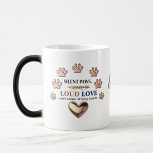 Caneca Mágica Pinturas Silenciosas, Amor Alto - Impressão de Paw