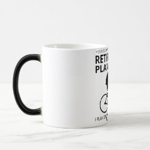 Caneca Mágica Planejo andar de bicicleta quando me aposentar