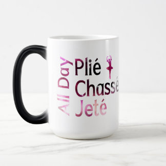 Caneca Mágica Plie, Chasse, Jete ~ Balé