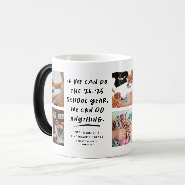 Caneca Mágica Podemos fazer qualquer foto de apreciação do profe (Frente Esquerda)