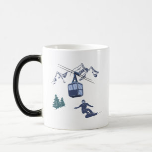 Caneca Mágica Poder do Snowboarder para o Servidor de Esqui do P