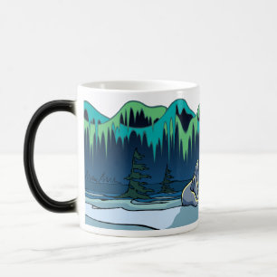 Caneca Mágica Polar Bear Cup Tríbal Bear Mugs Bear Arte Urso Pre