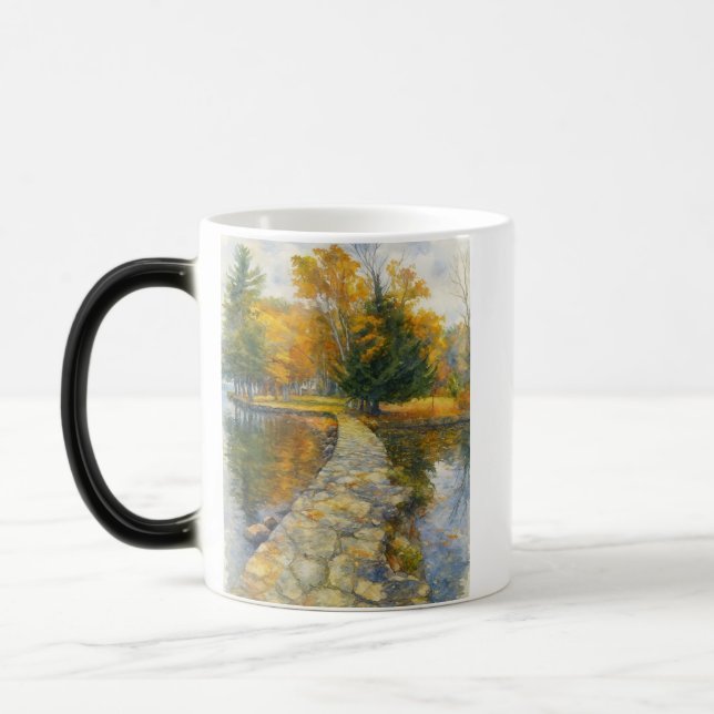 Caneca Mágica Ponte de Outono (Esquerda)