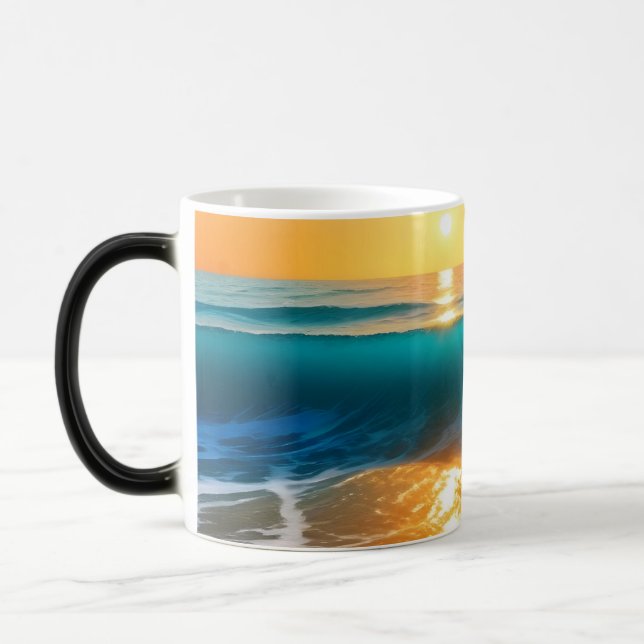 Caneca Mágica Pôr do Sol Tranquilo (Esquerda)