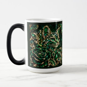 Caneca Mágica Poster do Gato Joia Esmeralda