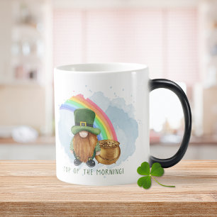 Caneca Mágica Pote Gnome irlandês de Dia de São Patrício persona