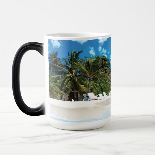 Caneca Mágica Praia Exótica (Esquerda)