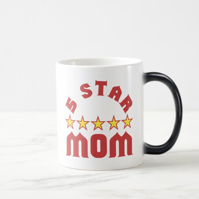 Caneca Mágica Premie a Mãe com 5 Estrelas (Direita)