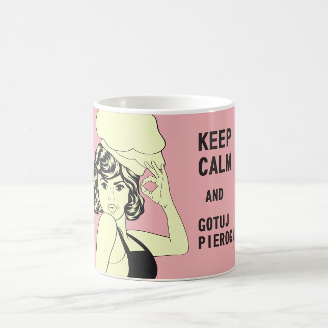 Caneca Mágica Presente de aniversário polonês para amigo (Centro)