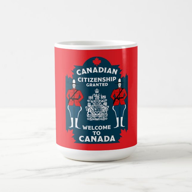 Caneca Mágica Presente de Celebração da Cidadania Canadense (Center)