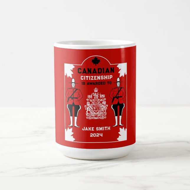 Caneca Mágica Presente de Celebração da Cidadania Canadense (Center)