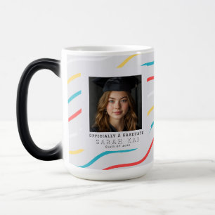 Caneca Mágica Presente de Formatura de Meninos com Padrão de Fai