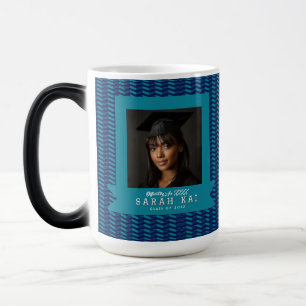 Caneca Mágica Presente de Formatura para Meninas com Padrão Zigz