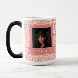 Caneca Mágica Presente de Foto com Padrão de Mel Única