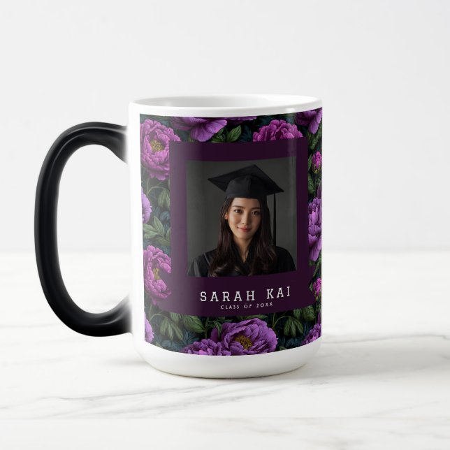 Caneca Mágica Presente de Graduação da Esposa com Impressão Únic (Esquerda)