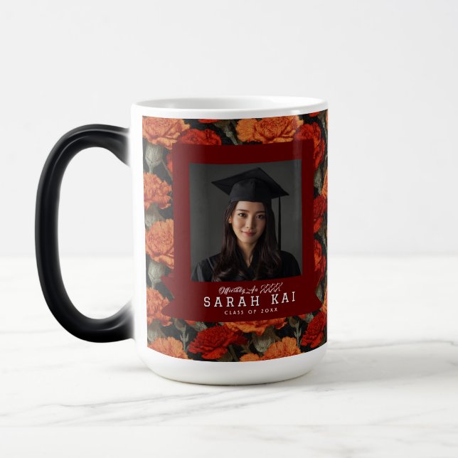 Caneca Mágica Presente de Graduação da Mamãe com Estampa de Crav (Esquerda)
