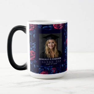 Caneca Mágica Presente de Graduação Marido Impressão Rosa Bonita