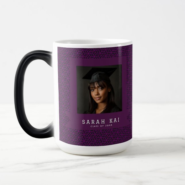 Caneca Mágica Presente de Graduação para Pai com Impressão de He (Esquerda)