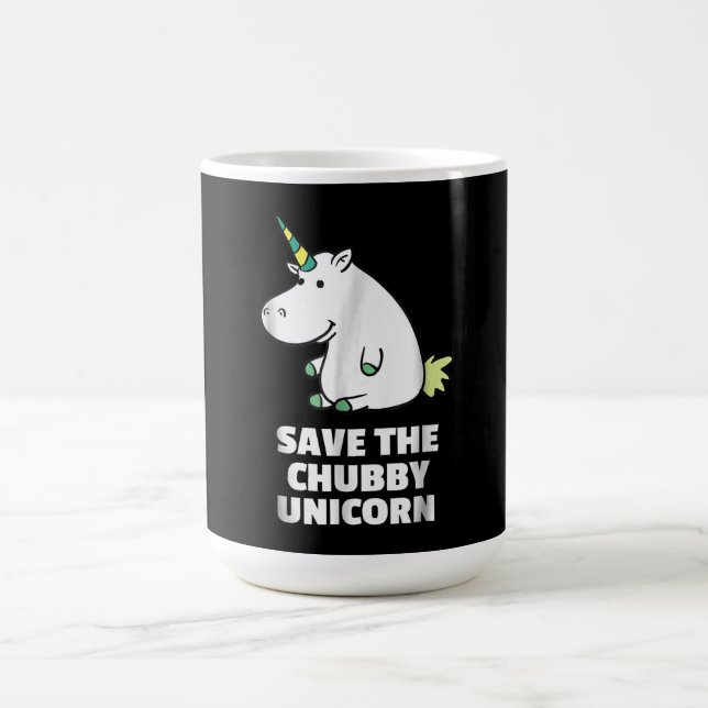 Caneca Mágica Presente do Hippo Lover| Chubby Unicorn Hippo| Cut (Center)