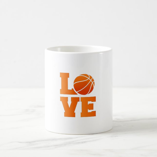 Caneca Mágica Presente no basquete - Mug personalizado (Centro)