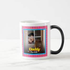 Caneca Mágica Presente para o Pai - Dia de os pais de fotos pers