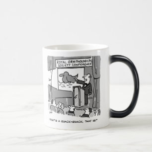 Caneca Mágica Presente para um Birdwatcher ou Birder. Engraçado