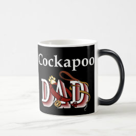 Caneca Mágica Presentes de PAI de Cockapoo