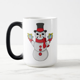 Caneca Mágica Presentes de Snowman