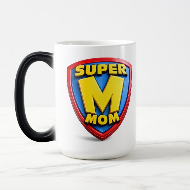Caneca Mágica Presentes de Super Mãe para Super Mães (Esquerda)