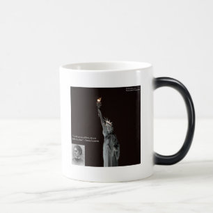 Caneca Mágica Presentes e Cartões Emma Lazarus e Estátua da Libe