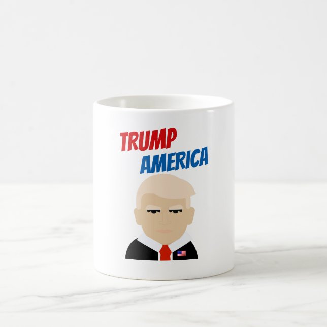 Caneca Mágica Presidente da América Trump Donald Trump (Centro)