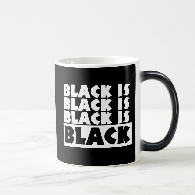 Caneca Mágica Preto é Preto (Direita)
