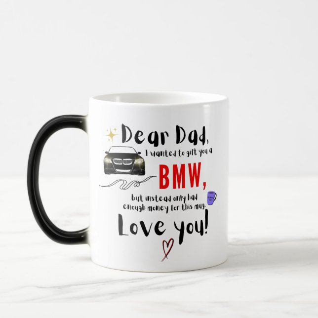 Caneca Mágica Prezado Pai e BMW (Esquerda)