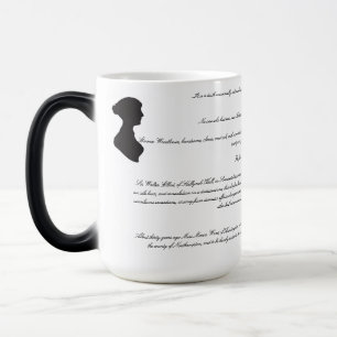 Caneca Mágica Primeiras Linhas de Romances de Jane Austen