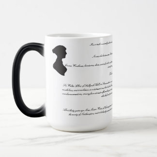 Caneca Mágica Primeiras Linhas de Romances de Jane Austen