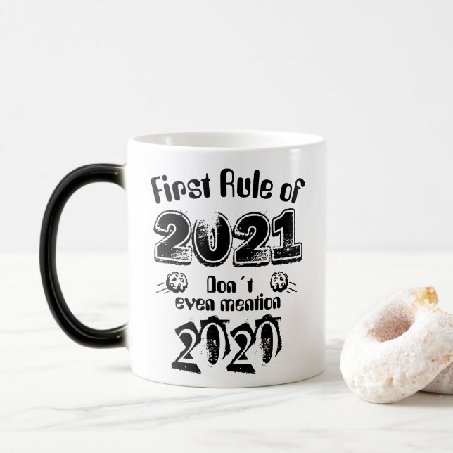 Caneca Mágica Primeiro artigo de 2021: nem sequer mencionem 2020 (Com Donut)
