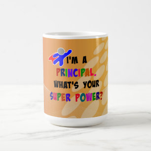 Caneca Mágica Principal super-herói Humor em Abstract Design Mug
