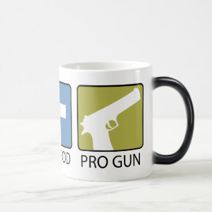 Caneca Mágica Pro vida, pro deus, pro arma
