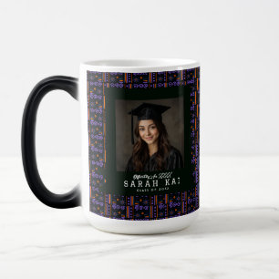 Caneca Mágica Professor Certificado com Padrão Tribal Ousado