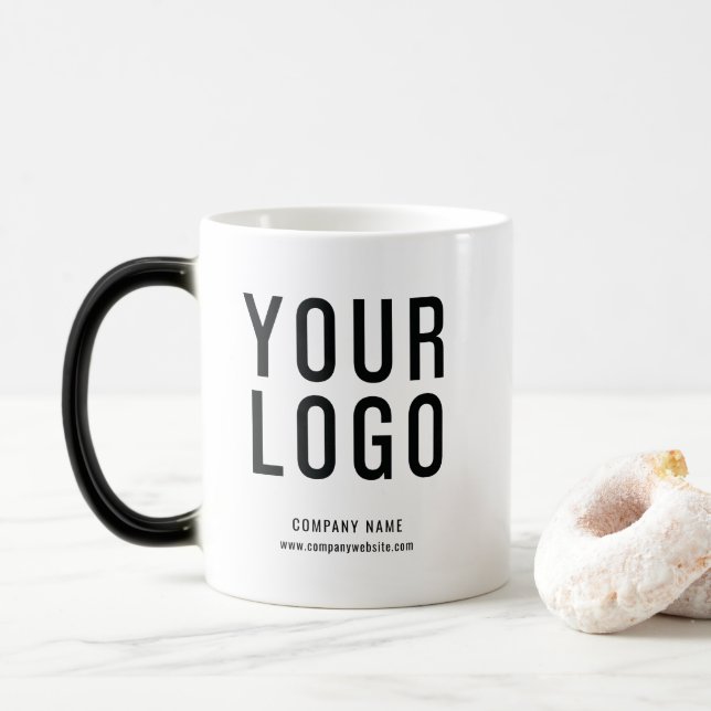 Caneca Mágica Promocional de logotipo comercial personalizado (Com Donut)