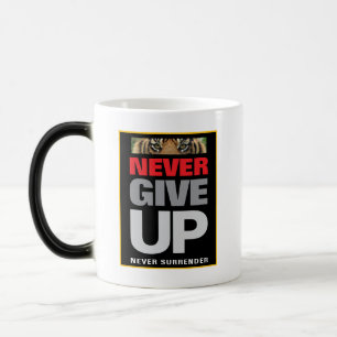 Caneca Mágica Proposta Motivativa Nunca Desistir Nunca Renunciar