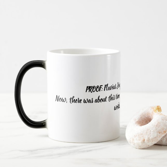Caneca Mágica Prova Cristã de Jesus Mug (Com Donut)