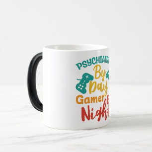 Caneca Mágica Psiquiatra do Day Gamer Por Noite