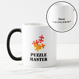 Caneca Mágica Puzzle Master Jigsaw Lovers Funny Quote