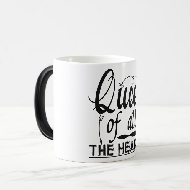 Caneca Mágica queen of all the heart (Frente Esquerda)