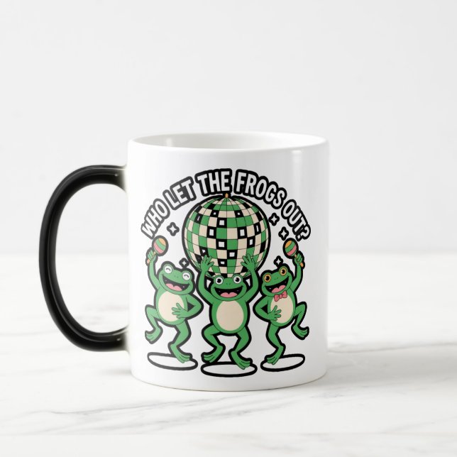 Caneca Mágica Quem Deixou Os Sapos Sair (Esquerda)