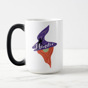 Caneca Mágica Rabiscos de Nome de Gnome de Aranha de Halloween