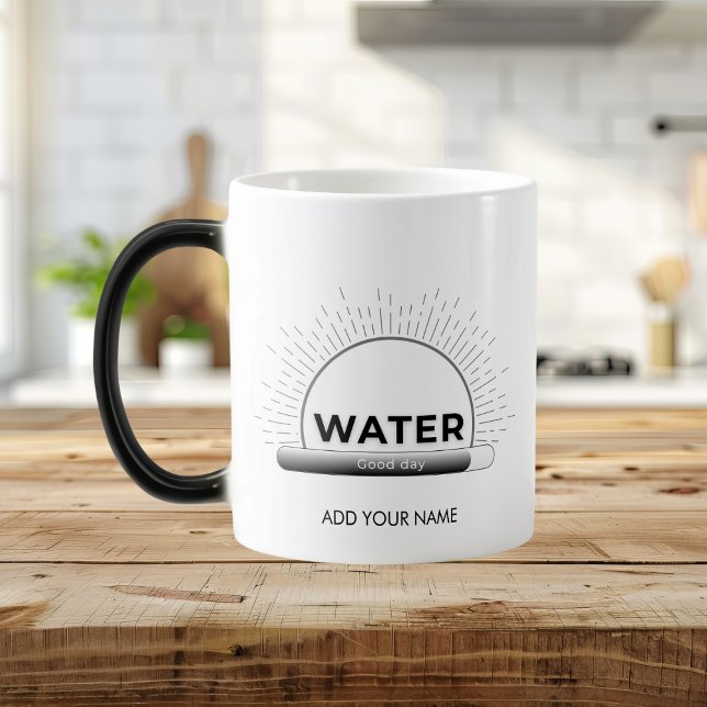 Caneca Mágica Radiant Sun Water Quote with Good Day Bar (Criador carregado)