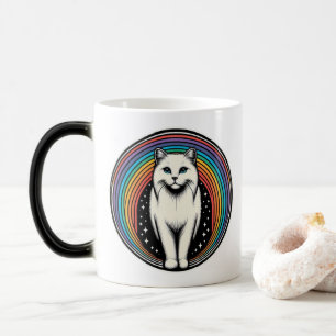 Caneca Mágica Raibow Cat